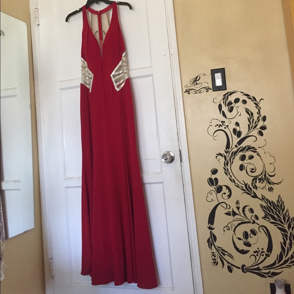 Red dress