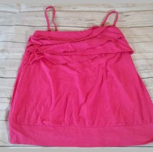 Lane Bryant Tank Cami 14 Pink  Fun & Flirty Top