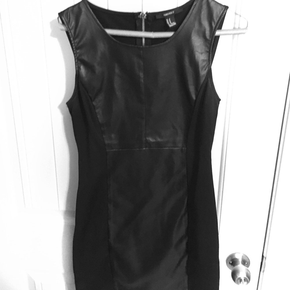 Black mini dress