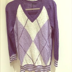 Purple Benetton Boyfriend Sweater