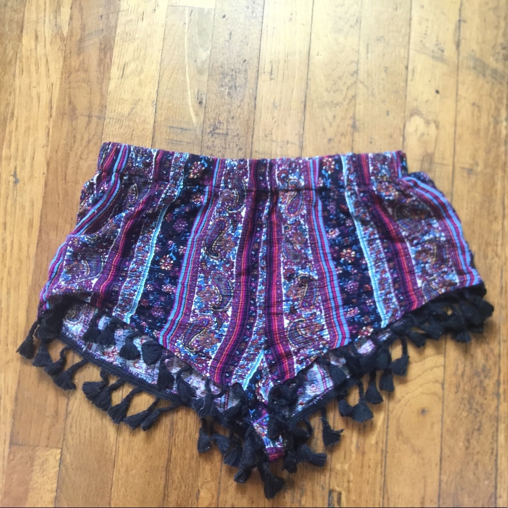 LF Patterned Booty Shorts