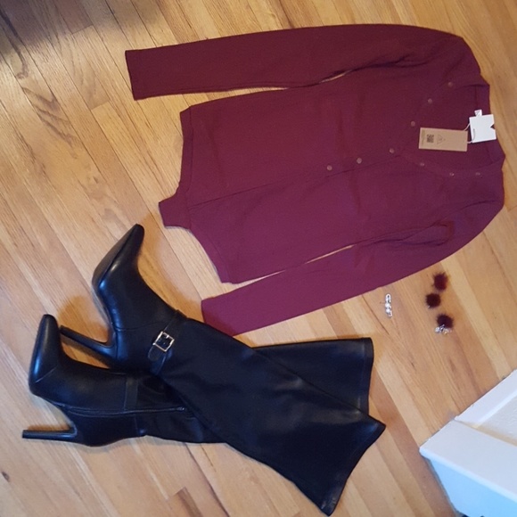 Sexy Bodycon Romper In Wine Red! - Picture 4 of 5