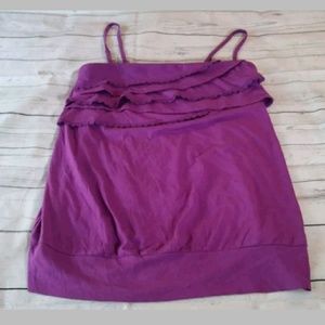 Lane Bryant Tank Top Cami Size 14 Purple