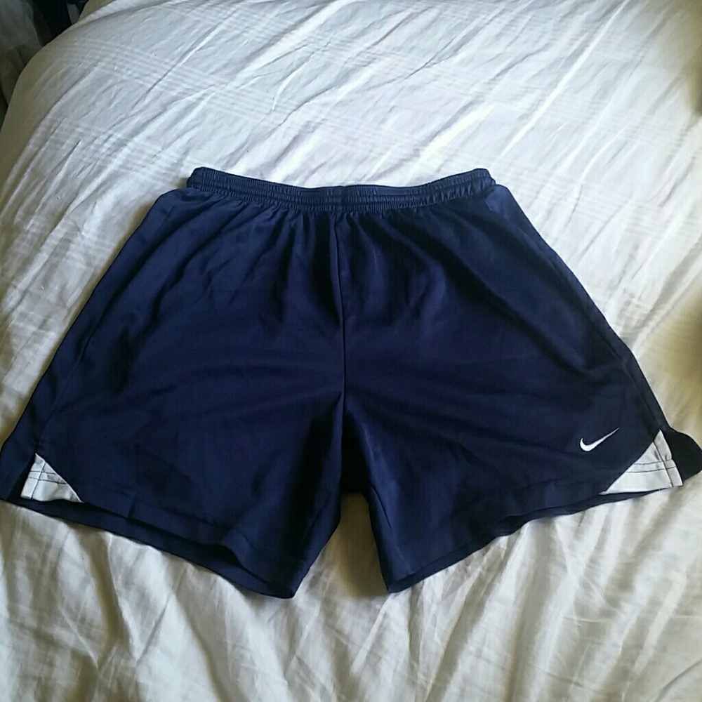 blue nike shorts