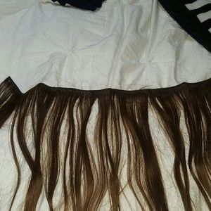Human hair with out clips. 14"