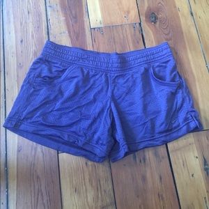 Purple mesh shorts by Nike!