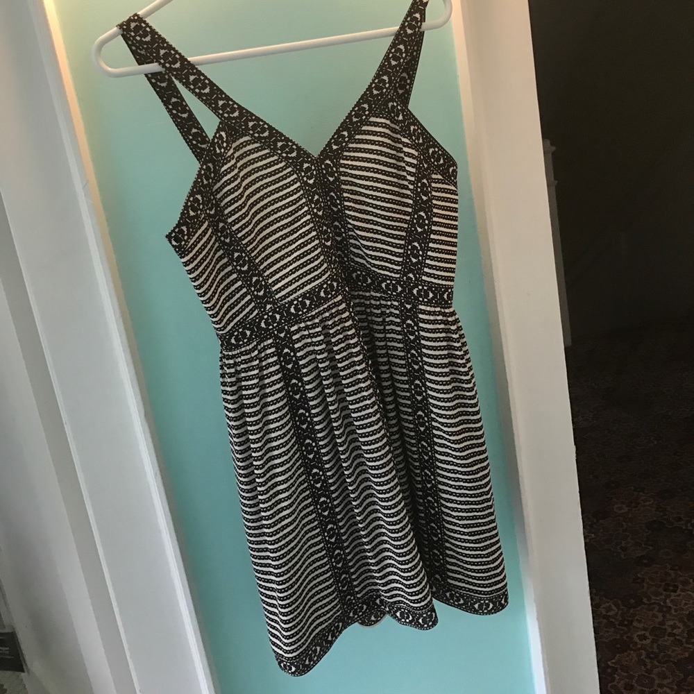 BCBGMaxAzria black and white dress