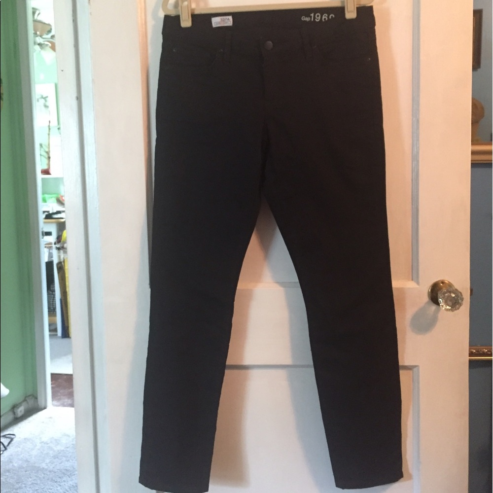 32/14r Gap 1969 Always Skinny cut black wash denim