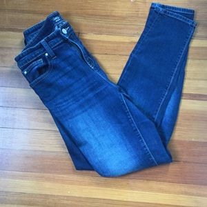 Gap Skinny High-Rise Dark Jeans