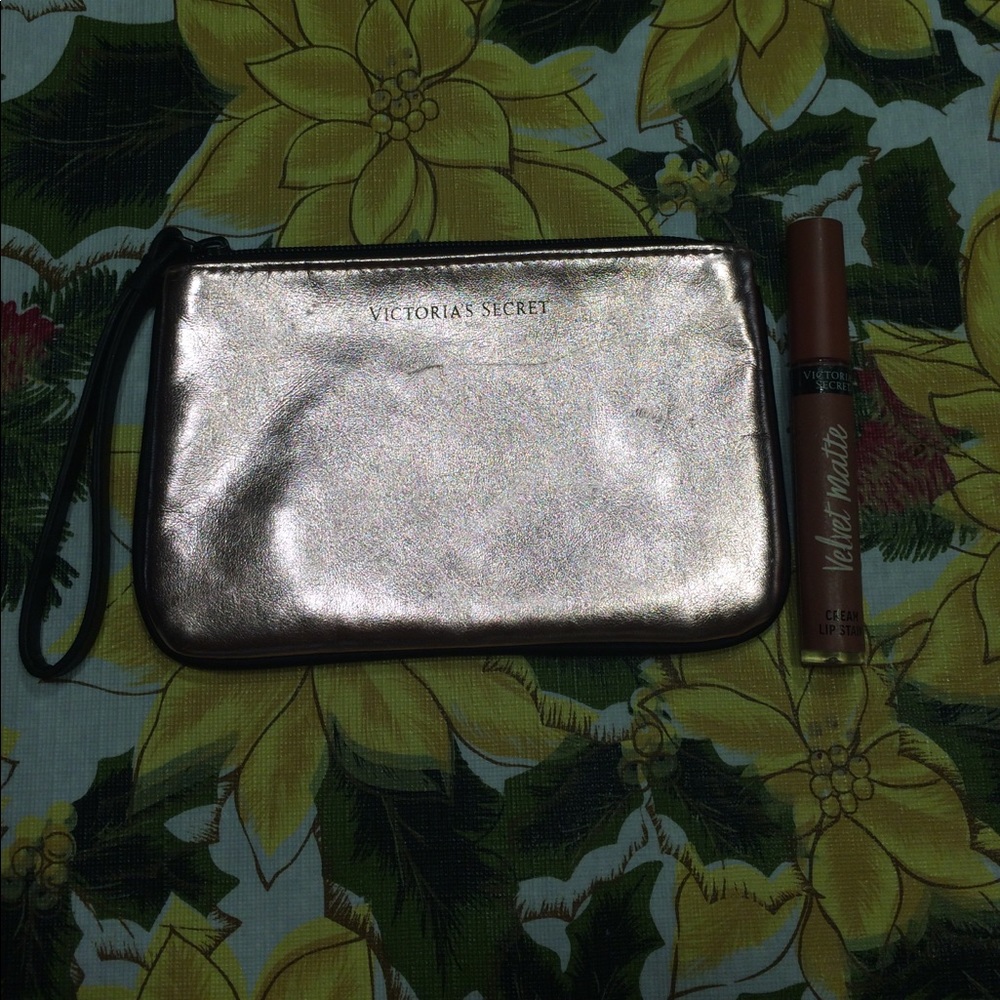 Rose gold wristlet