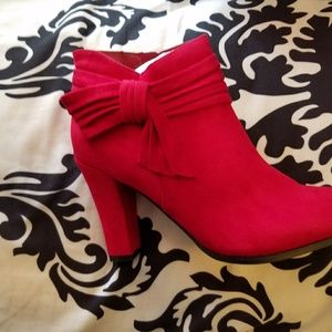 Red booties IMPO