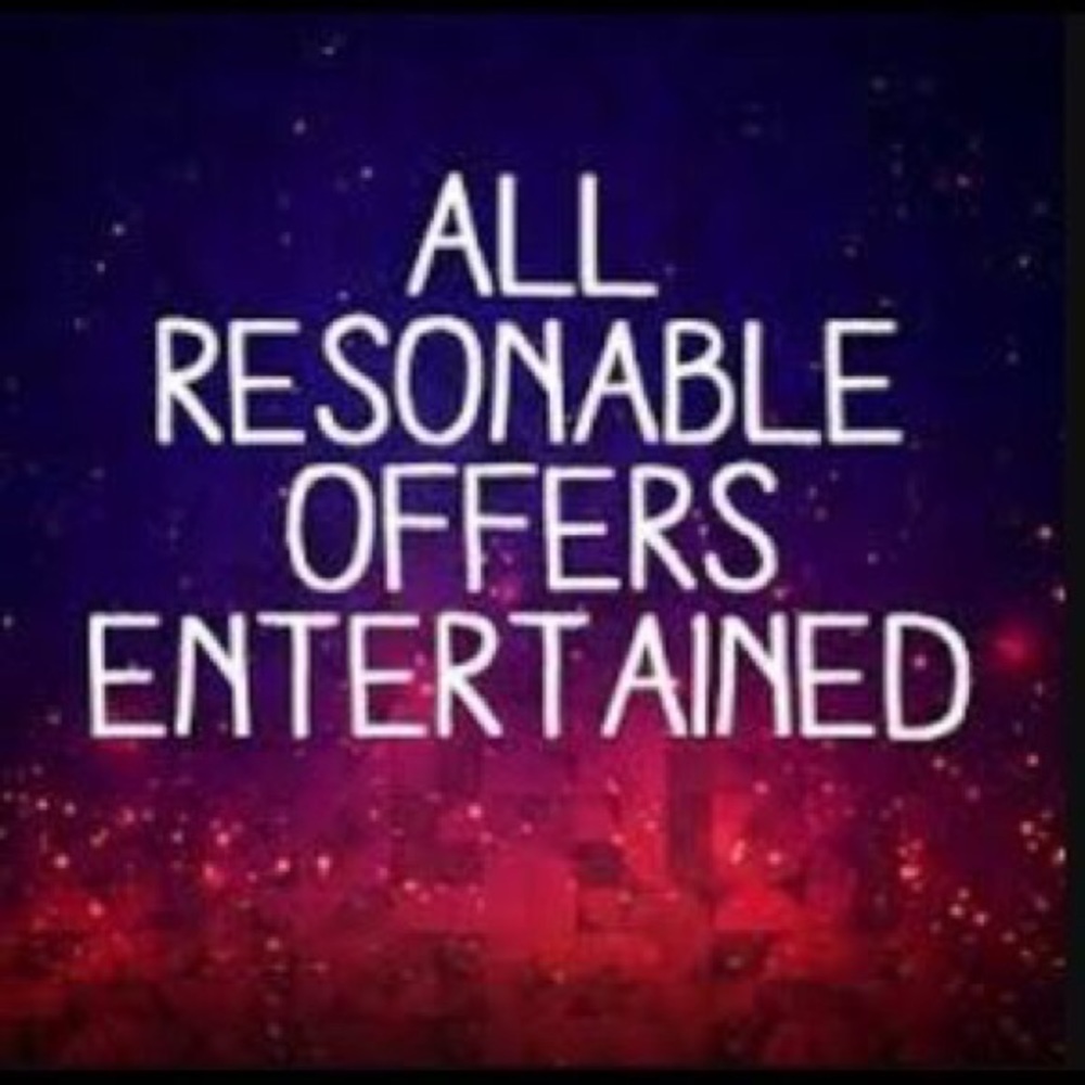 All reasonable offers accepted!