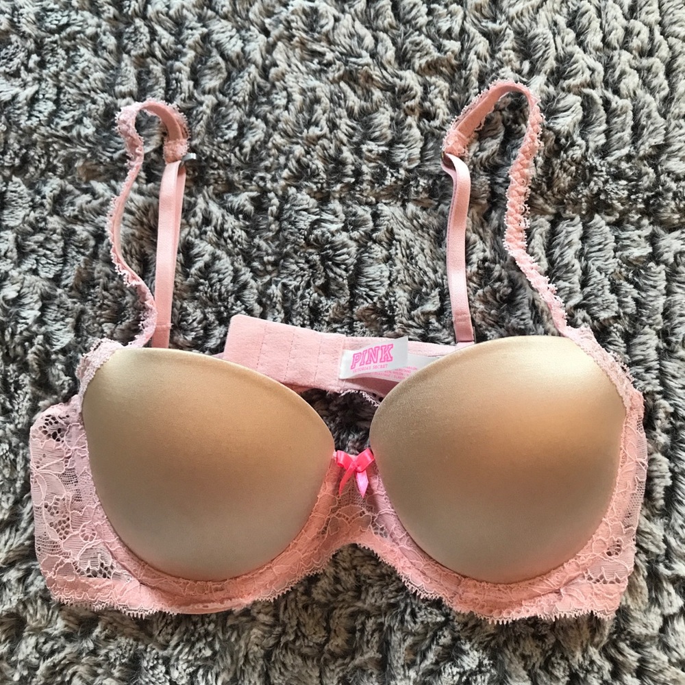 Pink Flirt Push-Up bra
