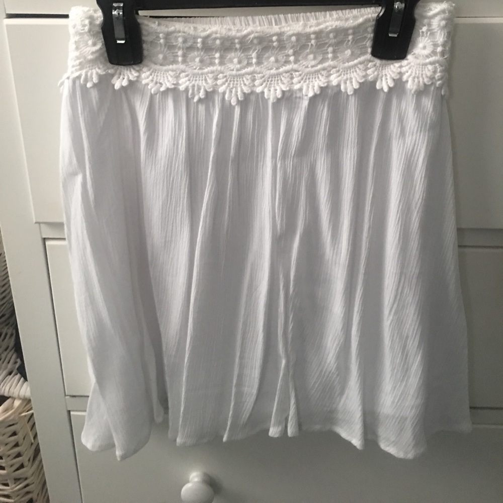 Charlotte Russe White Skirt