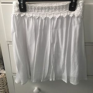 Charlotte Russe White Skirt