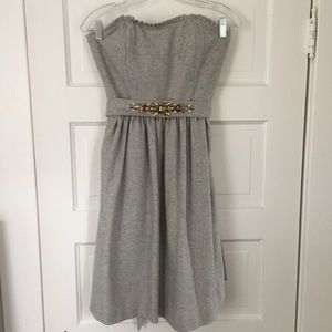Banana Republic Wool Strapless Dress