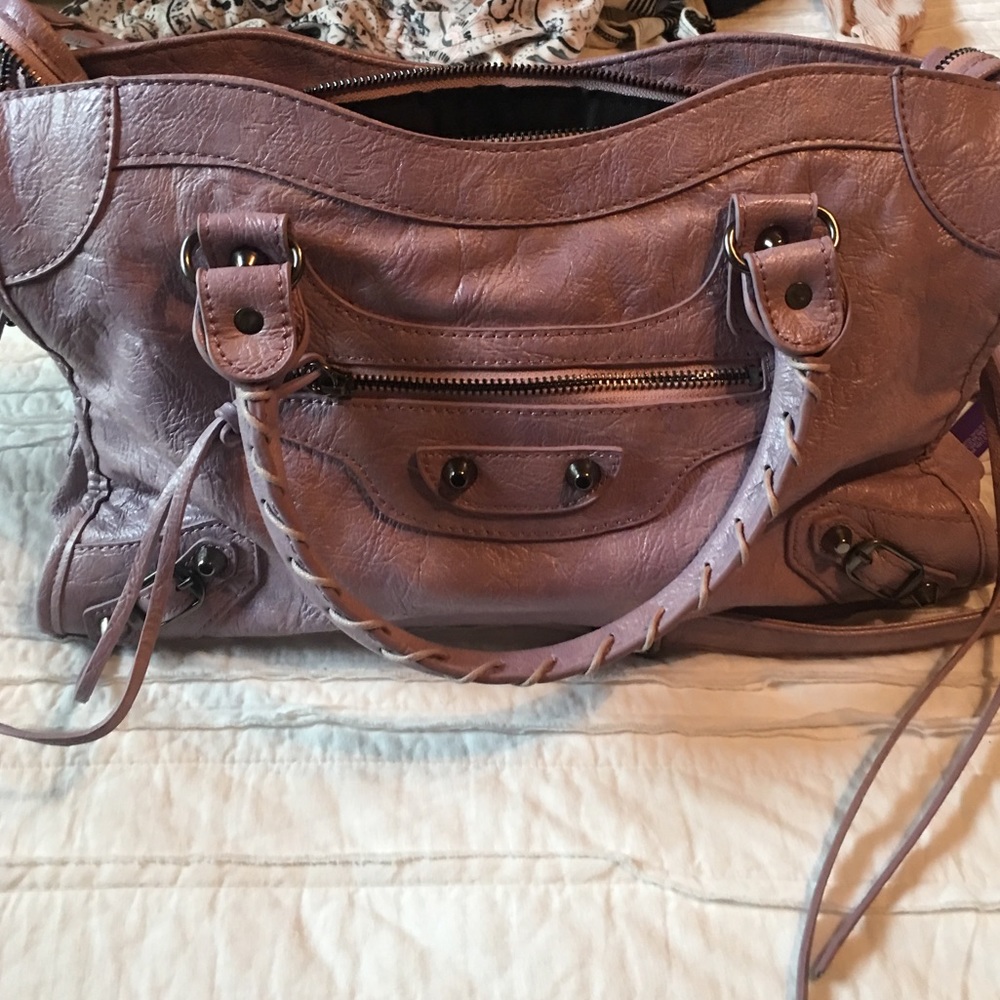 Designer Inspired City Mirror Handbag