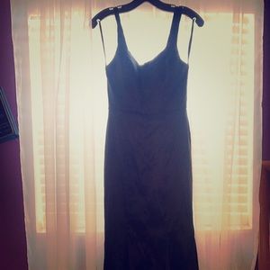 Long gown black dress