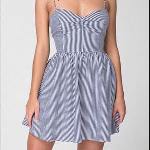 American Apparel striped strappy sundress sz S/XS