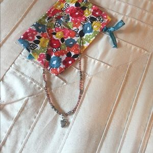 Brighton Signature "Hope" 18" Silver Necklace EUC