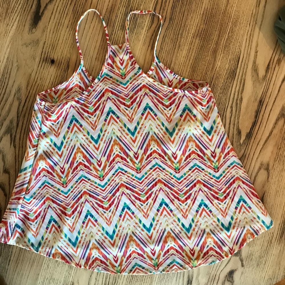 Cute Semi-Sheer Razor Back Tank - Picture 2 of 4
