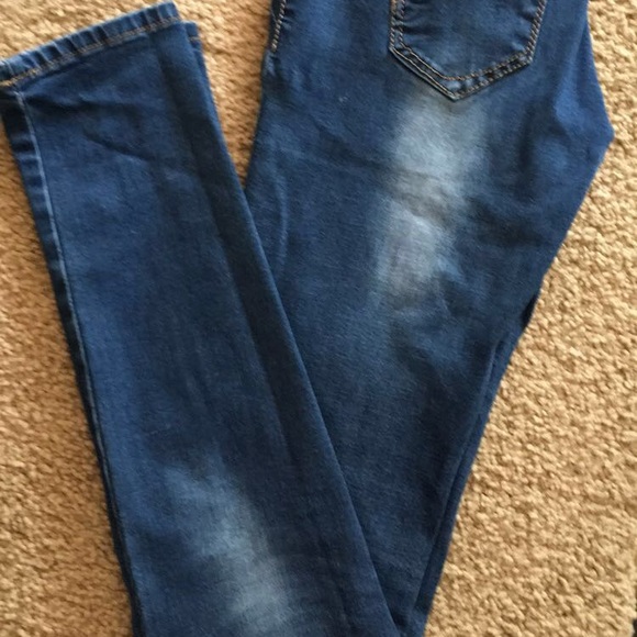 women's blue jeans pants - Picture 3 of 4