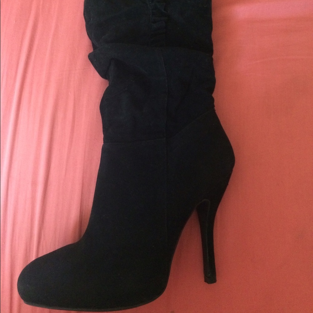 Lacie black high heel boots! Very pretty