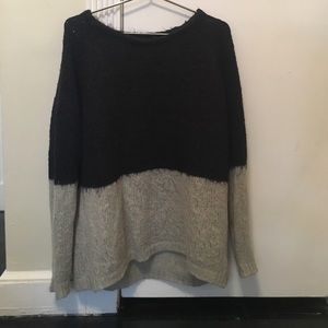 kimchi blue black and gray sweater
