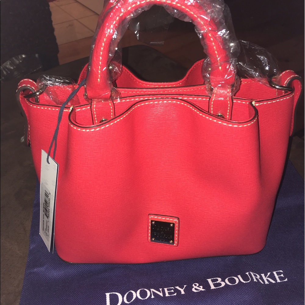 🎈Dooney & Burke Tomato Red Mini Bag 🎈