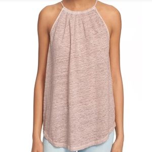 Amarey B Linen Knit Top