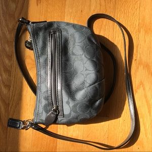 COACH cross body black bag never used!!