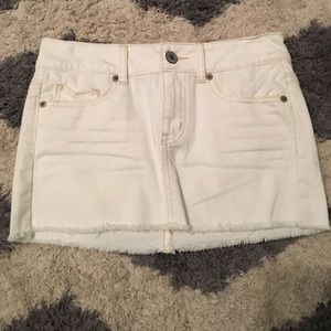 American eagle jean skirt