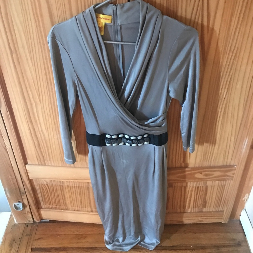 Catherine Malandrino grey dress
