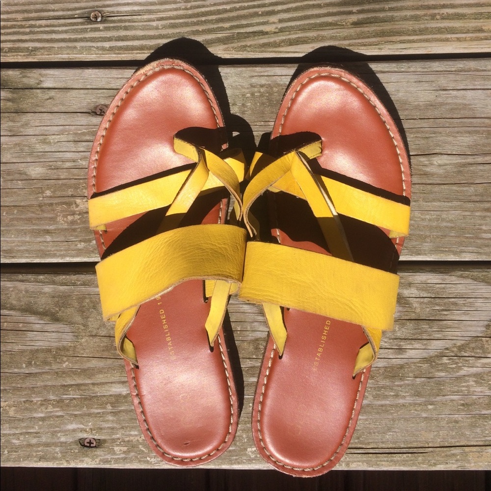 Yellow Gap Sandals