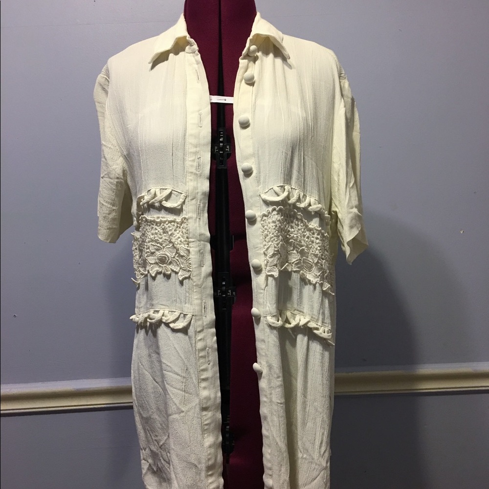 💡VINTAGE💡 Long Floral Blouse