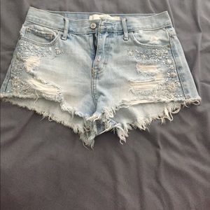 Abercrombie jean shorts