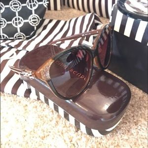 Brown Henri Bendel Cat Eye Sunglasses