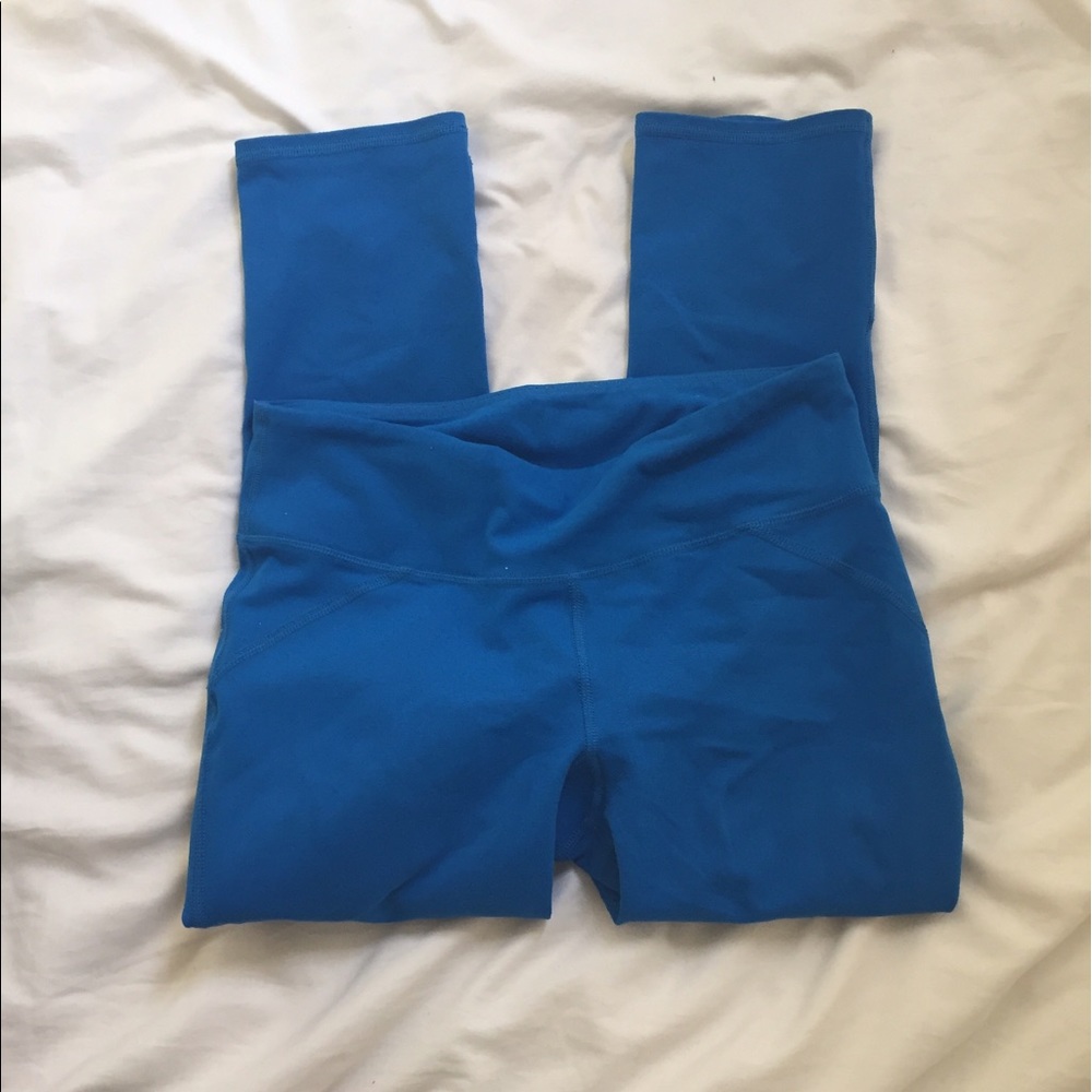 Blue fabletics 3/4 tights
