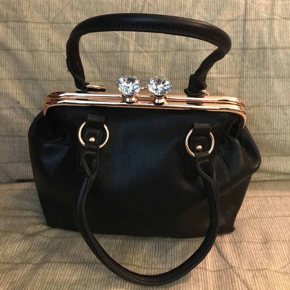 Black clutch purse
