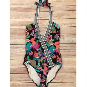 NEW - Trina Turk - retro one piece bathing suit