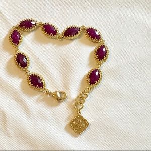 Kendra Scott Jana Bracelet w/ Purple Jade