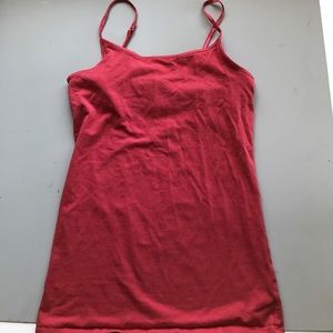 Cute red/pinkish spaghetti strap cami