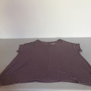 striped American eagle shirt