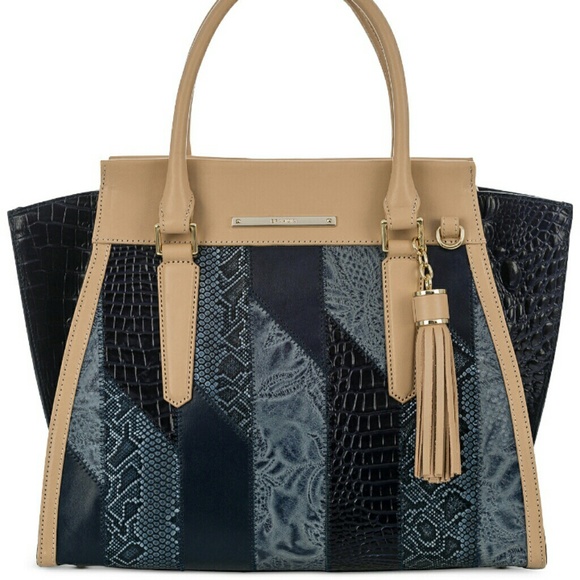 ๐โBRAHMIN Priscilla Denim Velazquez Satchel๐บ๐ - Picture 3 of 5