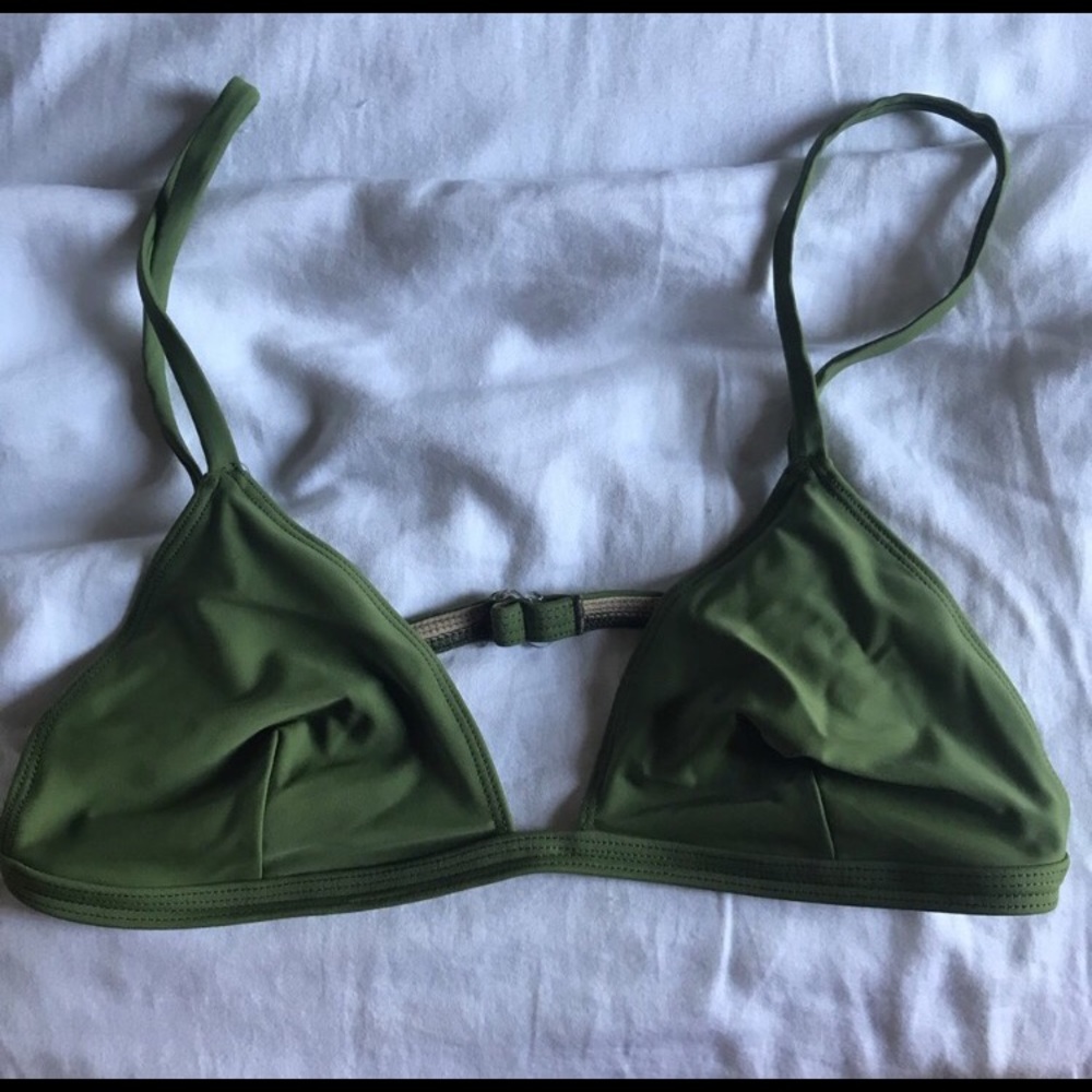 American Apparel Dark Green Bathing Suit