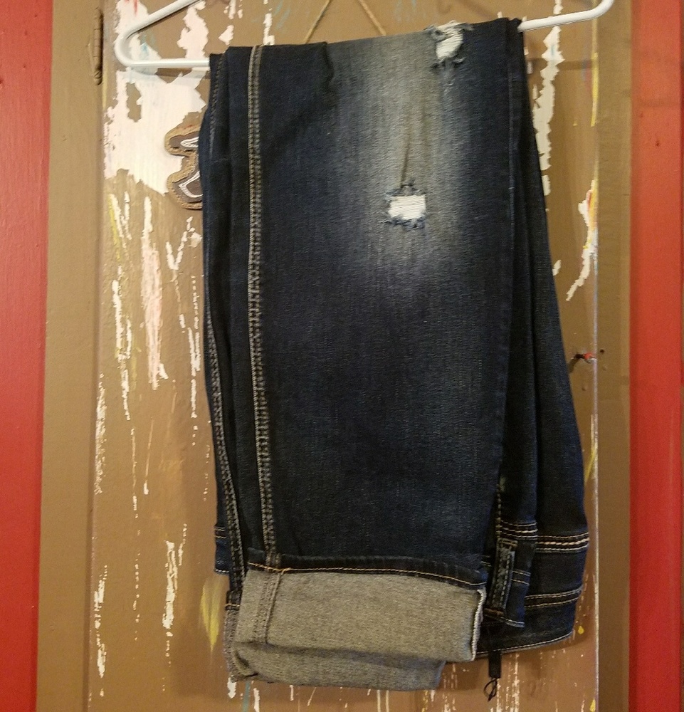 Plus size Silver capri