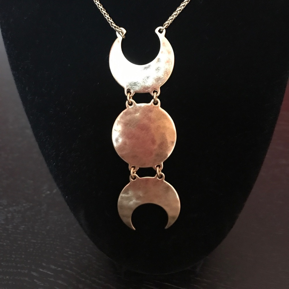 New Lucky Brand Half Moon Necklace