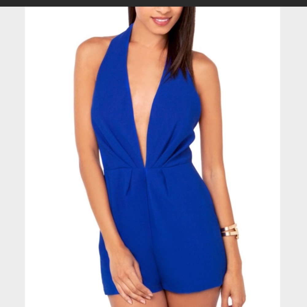 Royal Blue Romper