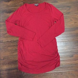Red Maternity Tee from A Pea In The Pod