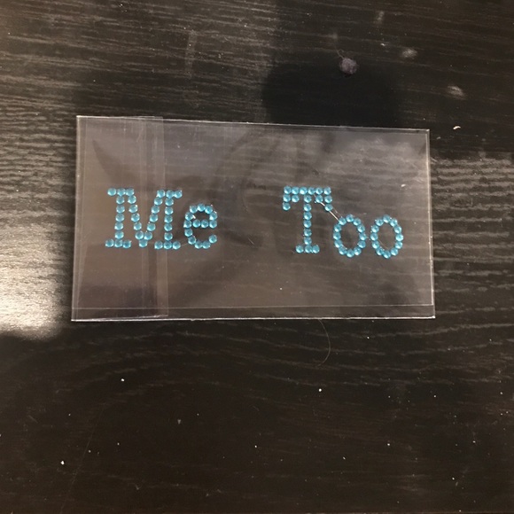 "I do" "Me Too" rhinestones - Picture 3 of 3